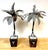 Pair Neoclassical Style Tole Palm Tree Topiaries, Attributed to Maitland-Smith For Sale - Image 11 of 13