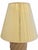Metal 1980s Postmodern Textured Spiral Column Floor Lamp With Cream Pleated Shade For Sale - Image 7 of 10