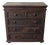 Large Rustic European Dark Wood 5 Drawer Dresser For Sale