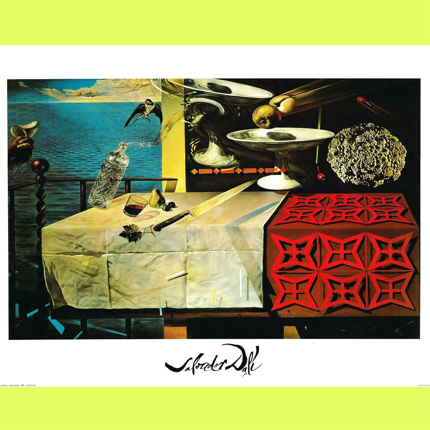 2000 Nature Morte Vivante Living Still Life by Salvador Dali