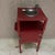 Brick Red Antique Smoking Table (1900-1940) For Sale - Image 8 of 11