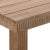 Cassie Natural 75 Inch Rectangular Outdoor Dining Table For Sale - Image 4 of 6