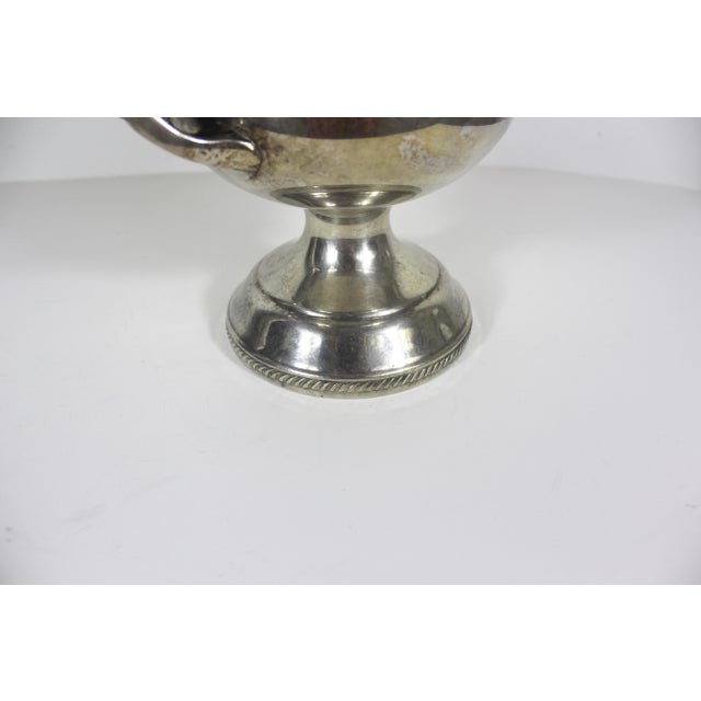 Early 20th Century Wine Cooler, Patina, Indoor Planter, Kitchen Crock, Spoon Holder Made Usa Silverplate For Sale - Image 11 of 12