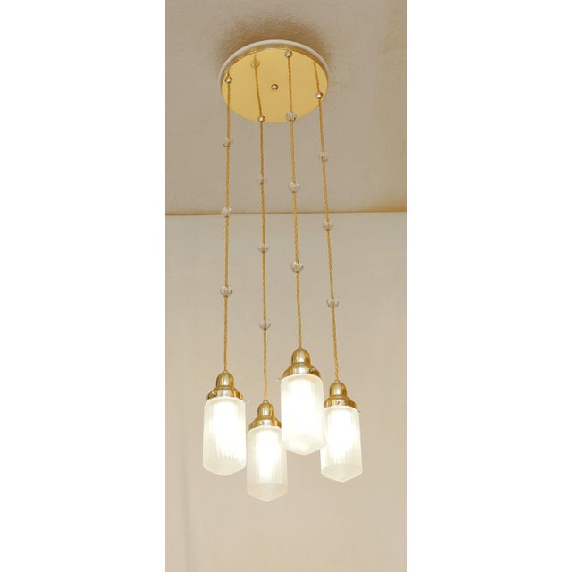 Art Nouveau Cascace Pendant Light, 1890s For Sale - Image 10 of 10