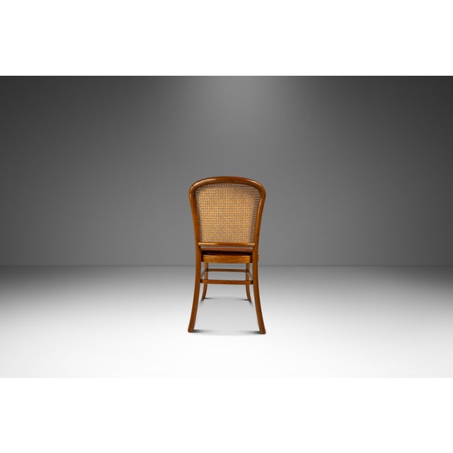 Josef Frank Set of Four (4) Bentwood Model 811 Styled Dining Chairs in the Manner of Josef Frank & Josef Hoffmann for Stendig, Usa, C. 1970s For Sale - Image 4 of 17