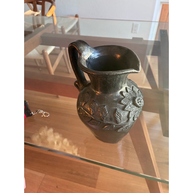 Late 20th Century Barro Negro Signed Pottery Pitcher For Sale In San Diego - Image 6 of 8