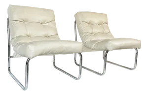 Set of Pixi Lounge Chairs attributed to Gillis Lundgren for Ikea, 1970s