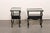 Mid 20th Century French Mid-Century 2-Tier Black End Tables For Sale - Image 5 of 12