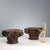 A pair of carved wooden capitals, one in elm and one in chestnut. The first was made in the second half of the 19th...