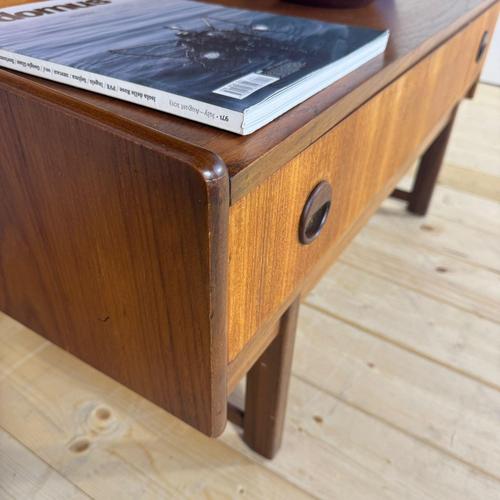 Vintage Teak Bookcase with Glass Doors For Sale - Image 3 of 13