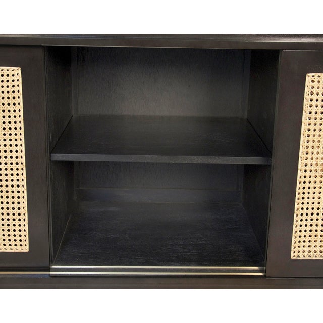 Noir NOIR Hermosa Sideboard, Wood and Cane For Sale - Image 4 of 5