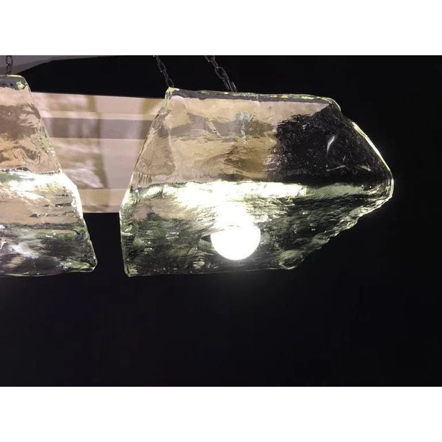 Pendant Light in Murano Glass by Nason for Mazzega, 1970s For Sale - Image 3 of 4