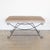Iron Loop Bench, Brown Mohair For Sale - Image 9 of 9