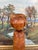 Vintage Japanese Kokeshi Doll With Hand-Painted Floral Detail and Carved Wood Base. For Sale In Seattle - Image 6 of 11