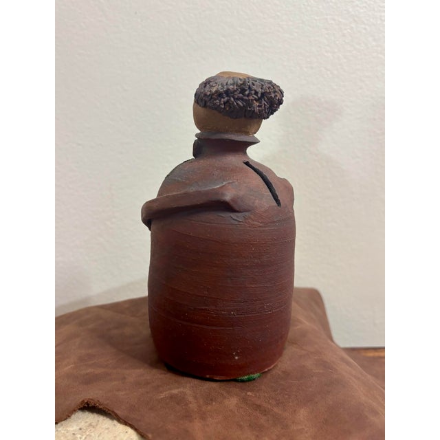 Mid-Century Modern Vintage Mid-Century Swedish Figural Ceramic Gentleman Piggy Bank For Sale - Image 3 of 7