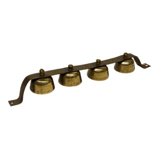 Antique Brass Carriage Sleigh Bells For Sale
