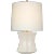 Marella Accent Lamp in Ivory with Linen Shade Designer: AERIN Height: 28" Shade Detail: 16" x 17" x 14" Linen Base: 7.5"...