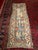 Blue Antique Caucasian Kazak Runner, Allover Paisley Pattern, Handwoven Wool, Blue & Ivory, 3’ x 9’ For Sale - Image 8 of 8
