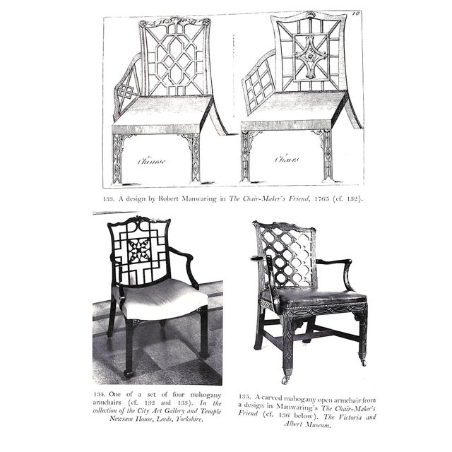 Paper "Chippendale Furniture: The Work of Thomas Chippendale and His Contemporaries in the Rococo Style" 1968 Coleridge, Anthony For Sale - Image 7 of 8