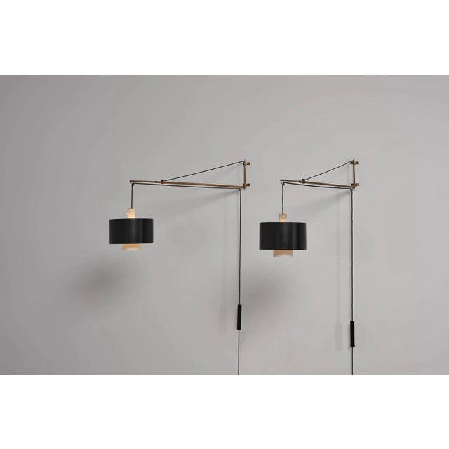 Stilnovo Italian Model 2061 Wall Lamp by Gaetano Sciolari for Stilnovo, 1954 For Sale - Image 4 of 16