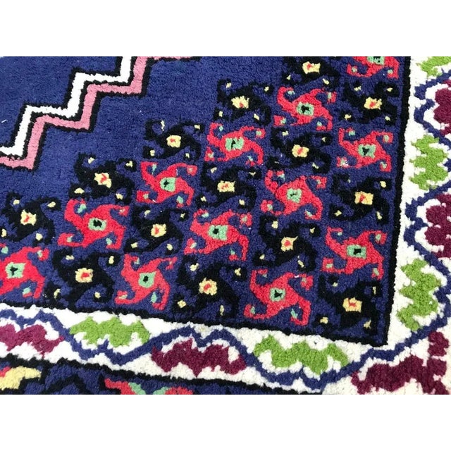 1980s Large Vintage North African Tunisian Rug For Sale - Image 5 of 18