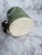 Ceramic miniature planter in bamboo pattern and green glaze. The adorble panda climbing into the bamboo is such a cute...
