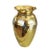 Mid-Century Modern Large Hollywood Regency Brass Trompe l'Oeil Ribbon Vase For Sale - Image 3 of 5