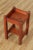 High Quality American Made Antique Early 20th Century Solid Oak Plant Stand with Square Recessed Top