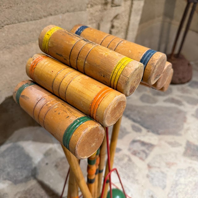 Mid-Century Modern South Bend Croquet Set Mid Century Modern For Sale - Image 3 of 13