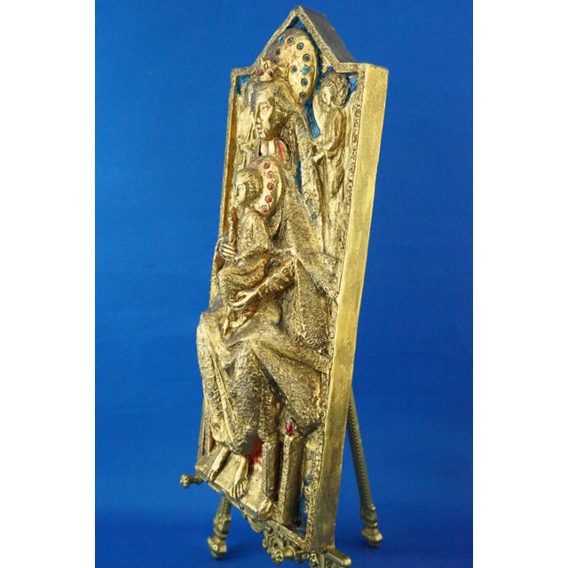 1920s Carlo Corvi, Madonna and Child, 1920s, Ceramic For Sale - Image 5 of 18