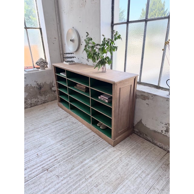 Oak Cabinet with Compartments and Shelves, 1900s For Sale - Image 6 of 18