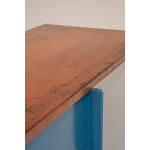 Mid-Century Modern French Cabinet with Sliding Panels by Guillerme et Chambron, 1950s For Sale - Image 11 of 16