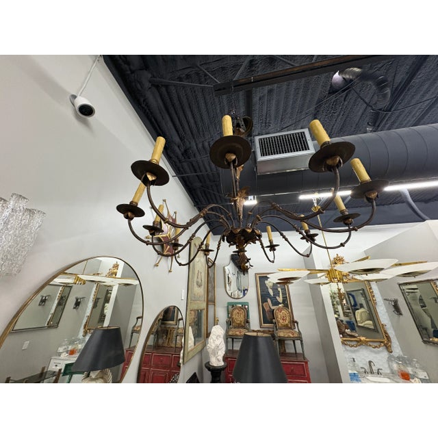 16th Century Italian Wrought Iron Chandelier For Sale - Image 15 of 17