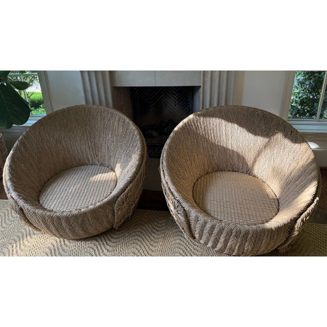 The Arteriors Florian Swivel Outdoor chairs are an incredible statement piece. They just launched and are brand new to the...