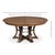 Large Round Dining Table in Light Brown Oak With Iron Base For Sale - Image 11 of 11