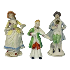 Mid 20th Century Ceramic Figurines, Made in Japan- Set of 3