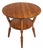 Mid Century Bucks County Two-Tier Provincial Solid Cherry Gueridon Accent Table For Sale