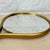 1950s Mid-Century Handheld Vanity Mirror in Brass, Leather and Rattan, Sweden, 1950s For Sale - Image 5 of 8