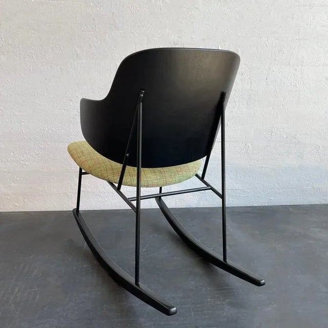 1950s Danish Modern Penguin Rocking Chair by Ib Kofod-Larsen For Sale In New York - Image 6 of 8