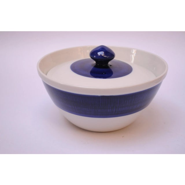 Set of Three Swedish Modern Ceramic "Koka" Serveware Pieces by Hertha Bengtsson for Rörstrand For Sale - Image 9 of 13