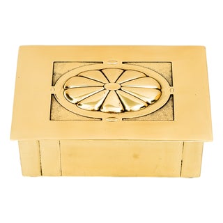 Brass Jewelry Box from WMF, Germany, 1920s For Sale