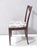 Brown Dining Chairs with Beech Frame and Linen Patterned Fabric attributed to Carlo Enrico Rava, 1950s, Set of 4 For Sale - Image 8 of 13