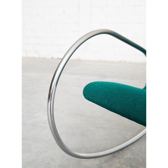 Metal Vintage S826 Cantilever Rocking Chair in Chrome by Ulrich Böhme for Thonet, 1970s For Sale - Image 7 of 18