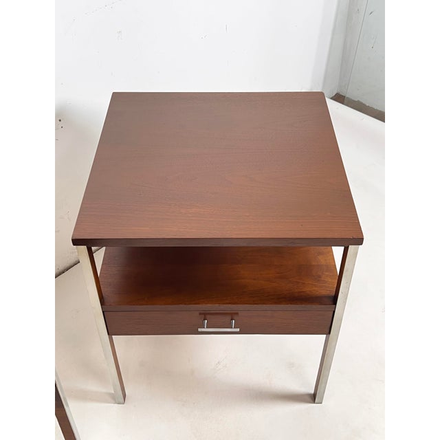 Mid-Century Modern C. 1960s Paul McCobb for Calvin Furniture End Tables - A Pair For Sale - Image 3 of 10