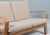 1970s Vintage Two-Seater Sofa in Oak by Hans J. Wegner for Getama, 1970s For Sale - Image 5 of 9