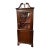 Early 20th Century Mahogany Chippendale Style Bench Made 2 Part Corner Cupboard For Sale
