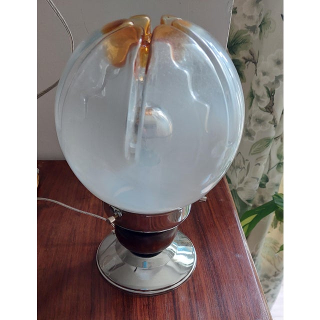 Table Lamp attributed to Toni Zuccheri for Mazzega, Italy, 1970s For Sale - Image 5 of 9