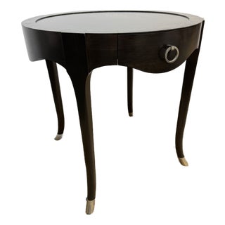 Madeline Stuart Barry Side Table, 30 Inch Round For Sale