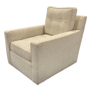 Theodore Alexander Swivel Trac Arm Chair For Sale