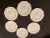Vintage Rosenthal Classic Rose White Monbijou Bread, Dessert, Appetizer- Set of 6 Plates Mint Condition For Sale - Image 12 of 12